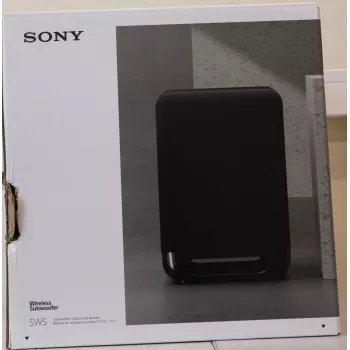 Subwoofer Sony SA-SW5 300W Wireless, 2 Ω, przenośny, czarny — do HT-A9 / A7000 (uszkodzone opakowanie)
