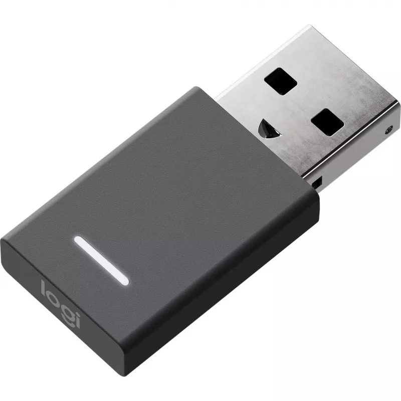 Logitech Unifying + Audio Receiver UC - Bezprzewodowy odbiornik audio do zestawu słuchawkowego, myszy, klawiatury (981-00