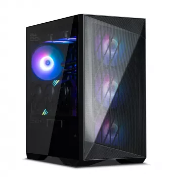 Zalman Z9 Iceberg MS Czarna Obudowa ATX Mid Tower z 4x 140 mm ARGB wentylatorami - Midi/Mini Tower - ATX