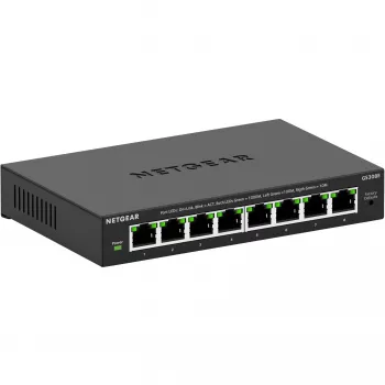 NETGEAR GS308E Managed L2/L3 Gigabit Ethernet (10/100/1000) Czarny