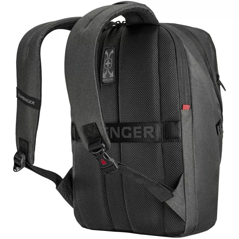 Plecak casualowy Wenger SwissGear MX Eco Light Szary Z plastiku z recyklingu
