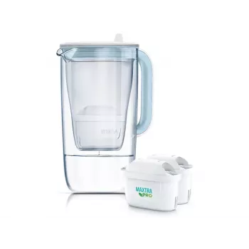 Dzbanek filtrujący wodę BRITA Glas Kanne ONE z 2 wkładami MAXTRA+ PRO (model 126032)