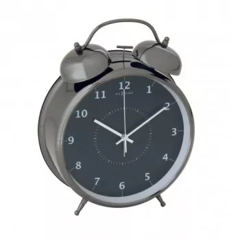 NeXtime klok 5113zw Wake Up Alarm, 23x30, czarny/turkusowy