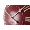 NeXtime zegar 3083ro London Roman, Ø34,5 cm, na ścianę, Czerwony/Biały