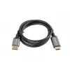 Kabel DisplayPort (M) - HDMI (M) 1M 4K czarno-srebrny