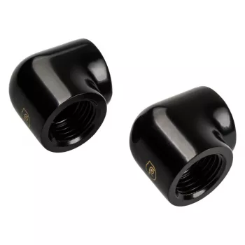 Adapter 90° G1/4 cala żeński na G1/4 cala żeński, BitsPower Touchaqua TA-90DIA-GB