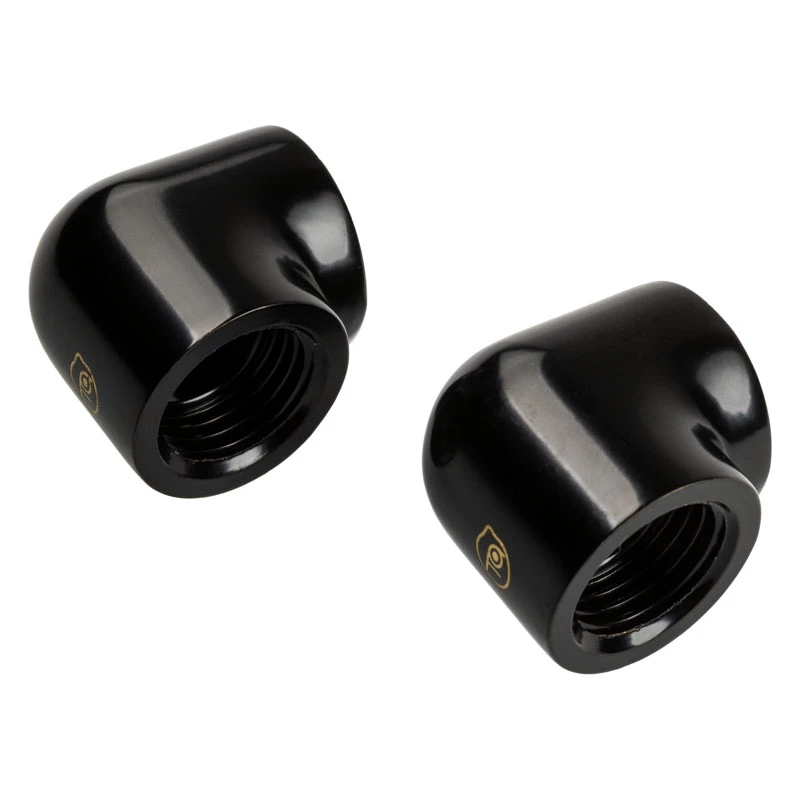 Adapter 90° G1/4 cala żeński na G1/4 cala żeński, BitsPower Touchaqua TA-90DIA-GB