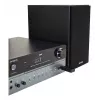Domowy system audio mikro Aiwa MSBTU-700DAB — 25 W RMS, DAB+/FM, Bluetooth 10 m, CD w tacce, wyświetlacz LED, czarny/arktyczny niebieski