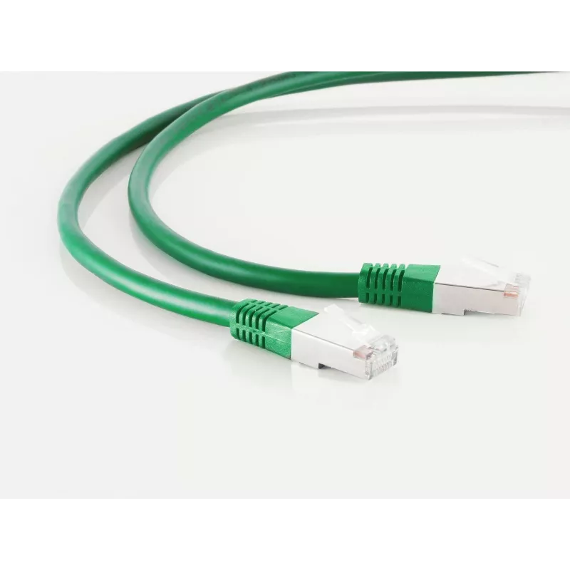 Kabel sieciowy S/CONN 75725-HG zielony 15 m Cat6 S/FTP