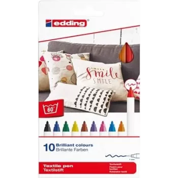 Edding 4600 Markery wielokolorowe 10 szt. Kolory pisania Wielokolorowe