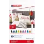 Edding 4600 Markery wielokolorowe 10 szt. Kolory pisania Wielokolorowe