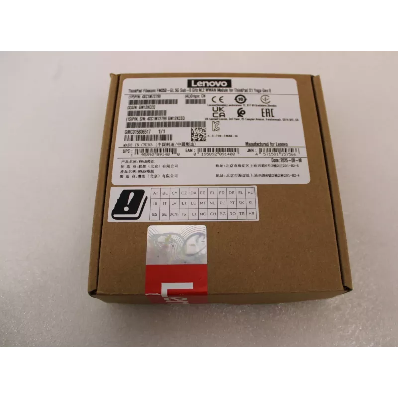 WYPRZEDAŻ. | Moduł WWAN M.2 5G Sub-6 GHz Lenovo | ThinkPad Fibocom FM350-GL | UŻYWANY