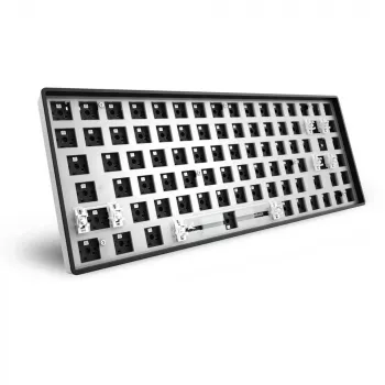 Sharkoon SKILLER SGK50 S3 Barebone Gaming Tastatur - komplett personalisierbare Gaming Tastatur im 75% Layout, Hot-Swap, RGB-Beleuchtung, QWERTZ-Layou