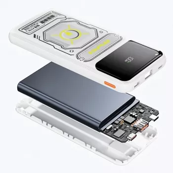 Powerbank 10000mAh 22,5 W P77K z wbudowanym kablem