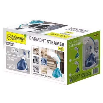 Parownica do ubrań Maestro MR-355-AQUAMARINE 1500W ręczna parownica do odzieży, parowanie w pionie
