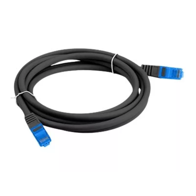 LANBERG PATCHCORD S/FTP CAT.6A 2M BLACK LSZH