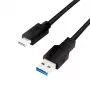 LOGILINK CU0169 LOGILINK - Kabel USB 3.2 Gen1x1, mały USB-A na mały USB-C, czarny, 1,5 m