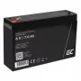 Akumulator kwasowo-ołowiowy szczelny zielony Cell AGM12 6 V 7000 mAh Czarny