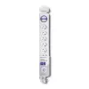 Listwa przeciwprzepięciowa Qoltec 50293 biała 8 gniazd AC 230 V