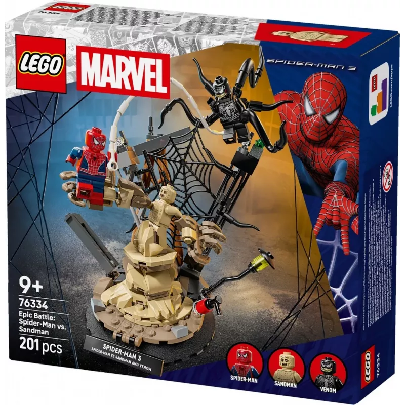 LEGO MARVEL 76334 Epicka Bitwa: Spider-Man kontra Sandman
