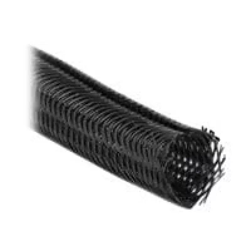 Oplot pleciony DeLOCK 19046 10 m x 19 mm czarny