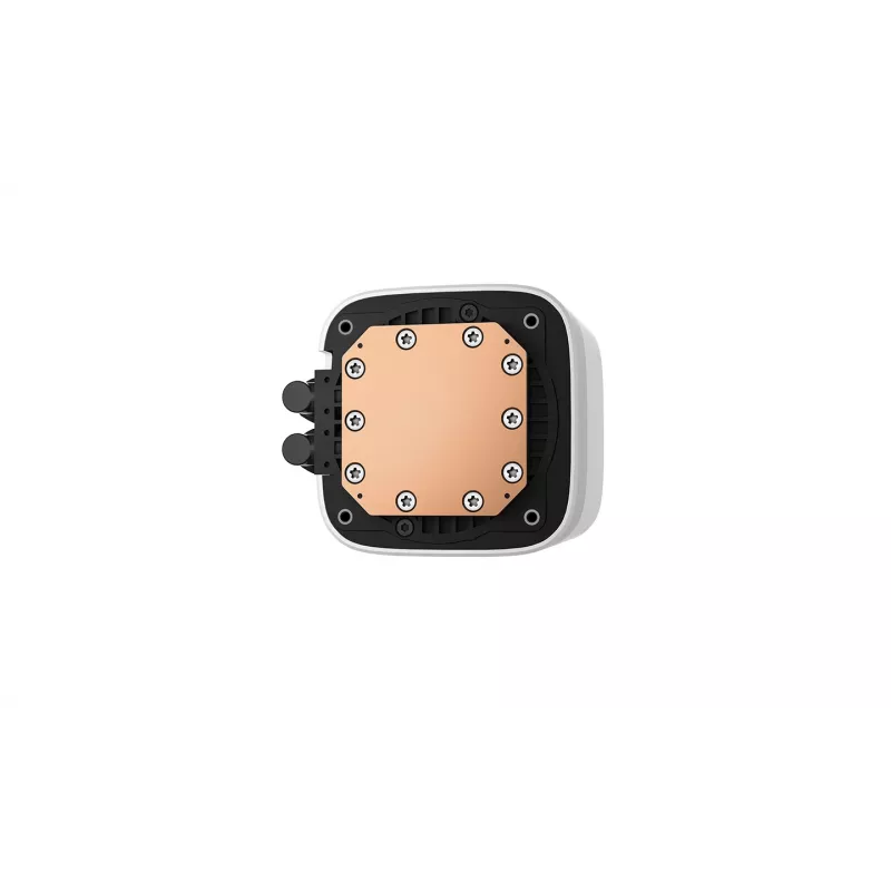 Chłodnica cieczy typu all-in-one DeepCool LE240 V2 — chłodnica 240 mm, 2 wentylatory PWM 120 mm, łożysko hydrodynamiczne, biały