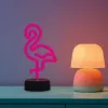 Dekoracyjna lampa stołowa LED MANTA SNL79PK różowy flaming - dekoracyjne światło LED