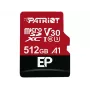 Karta pamięci MicroSDXC PATRIOT 512 GB UHS‑I U3 V30 Class 10, odczyt do 90 MB/s, w zestawie adapter