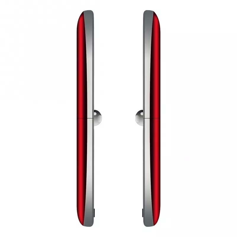 Telefon z klapką Beafon Fold 10 srebrny Line czerwono-srebrny Dual SIM