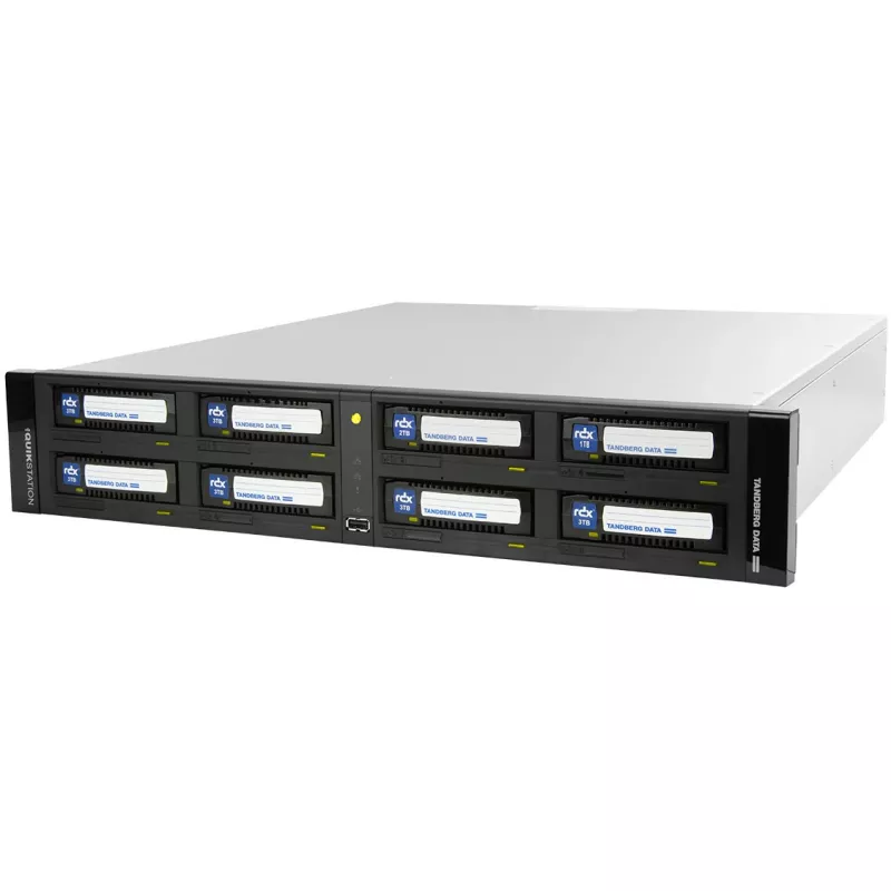 Tandberg RDX QuikStation 8 RM 8-kieszeniowy 2x 10Gb Ethernet 2U NOWY