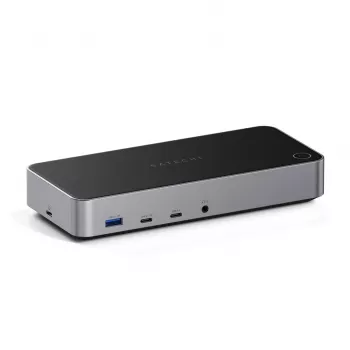 Satechi Triple 4K Display Wired Dock Czarny srebrny 4K Ultra HD 60 Hz