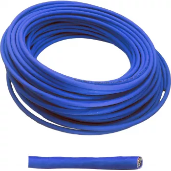 Kabel sieciowy helos Bulkkabel 305m S/FTP Cat8 bezhalogenowy niebieski