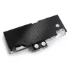 Blok wodny i backplate do GPU BitsPower BP-VG3090EVXC3 — akryl, miedź, stal chromowo-niklowa, 125,4×263,7×25 mm