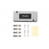 LANBERG puszka przyłączeniowa sieciowa PLC-6SL1-S, Cat6 S/FTP (S-STP), srebrna, 82×35×23 mm