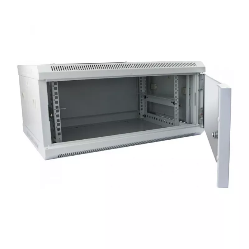 Szafka wisząca ALLNET ALL-SMC6604GRAU 4U, szara, udźwig 50 kg, zamek na klucz