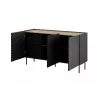 3D2SZ ONDA komoda 150x45x85 czarny