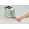 Toster Ariete 155 Design 2 kromki z koszykami do kanapek, 6 poziomów opiekania, 810 W, obudowa ze stali nierdzewnej, wysuwana tacka na okruchy, kolor pastelowa zieleń