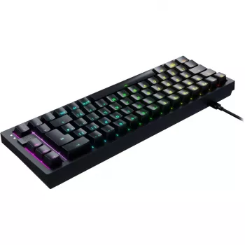CHERRY K5V2 Klawiatura kompaktowa Gaming USB QWERTY Angielska Czarna 67 klawiszy RGB LED
