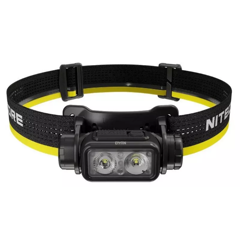 Lampa czołowa Nitecore NU40 Czarna LED 2 lampy IP68