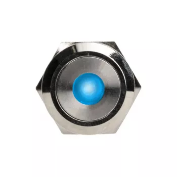 Przycisk Push button switch DimasTech PD211 22 mm Silverline Dot RGB — wandaloodporny panel sterowania