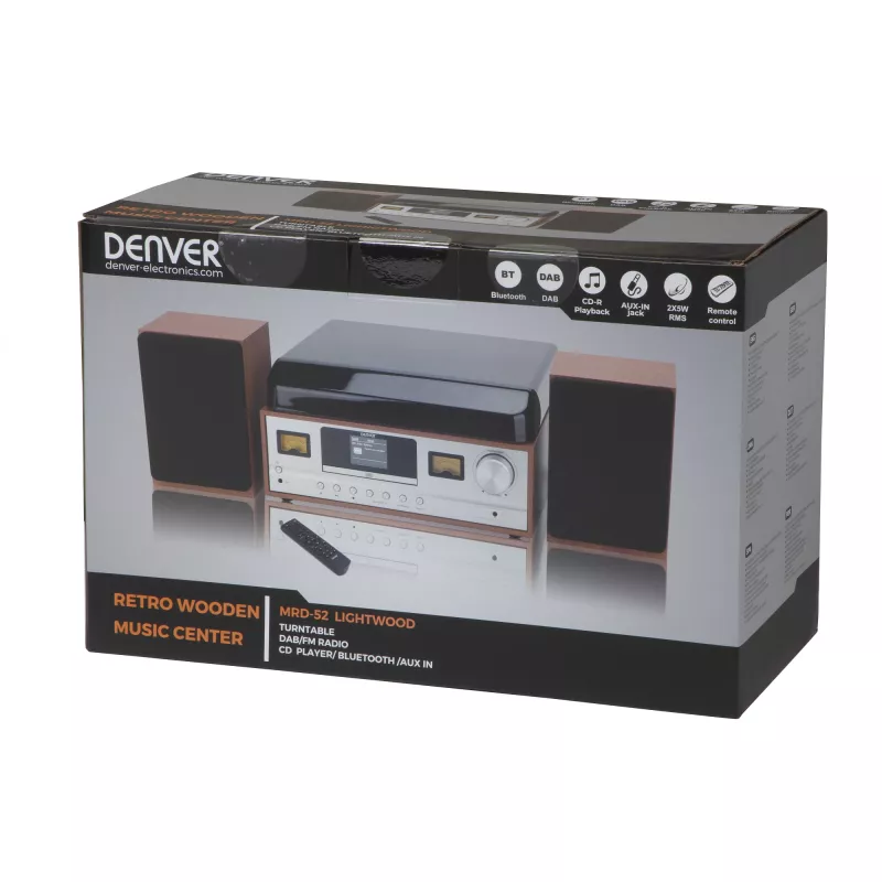Gramofon Denver MRD-52LIGHTWOOD