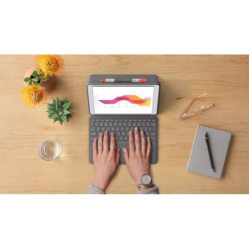 Etui z klawiaturą Logitech Combo Touch do iPada 7., 8. i 9. generacji