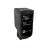 Kaseta z tonerem Lexmark 74C20Y0 1000 stron Żółty