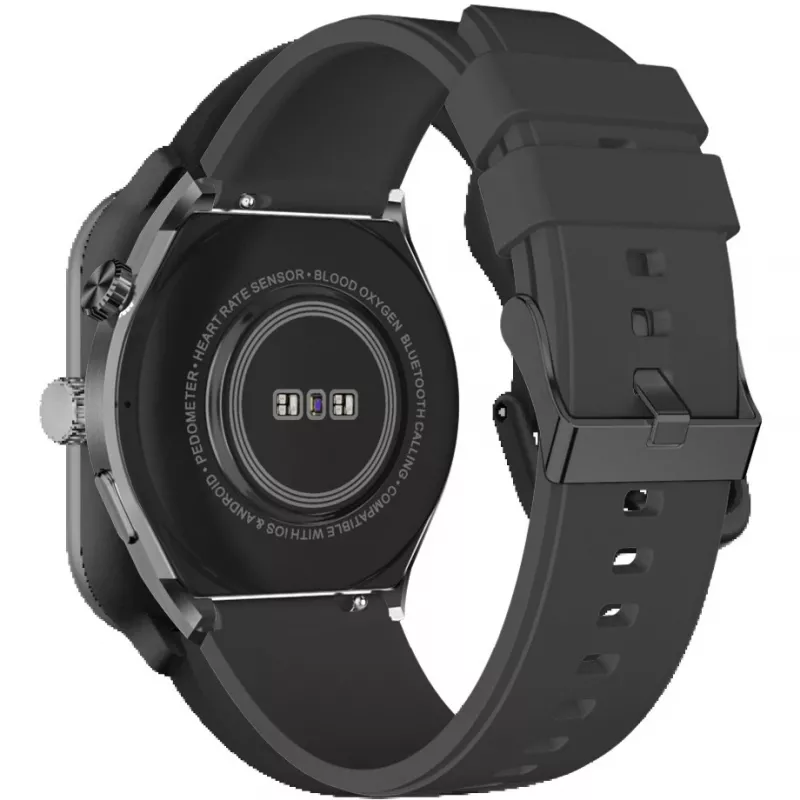 Smartwatch Beafon 401 AMOLED Srebrny Czarny