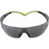 Okulary ochronne 3M SecureFit 400 — czarna ramka, zielone przyciemniane soczewki, ochrona UV, powłoka przeciwmgielna