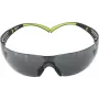 Okulary ochronne 3M SecureFit 400 — czarna ramka, zielone przyciemniane soczewki, ochrona UV, powłoka przeciwmgielna