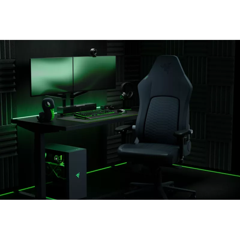 Razer Ergonomic fotel gamingowy with Breathable Comfort | Iskur V2 NewGen | Czarny