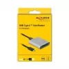Czytnik kart DeLOCK 91751 USB 3.2 Gen 1 Type-C Srebrny