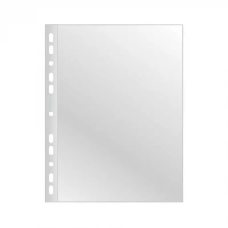 Koszulka AD Class PUNCHED POCKET Crystal Clear A5 40 mikr., opakowanie 100 szt.
