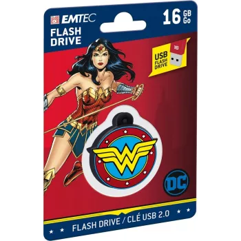 Pamięć USB EMTEC Wonder Woman Collector 16 GB USB Typ-A 2.0 Wielokolorowa
